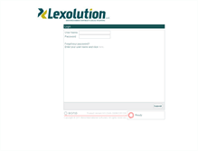Tablet Screenshot of adapt.lexolution.net